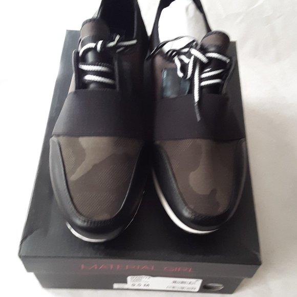 Material Girl Shoes Material Girl Annya Sneakers Mannya Camo Poshmark